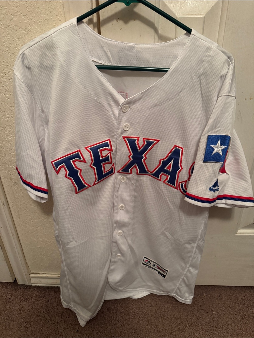 Majestic Texas Rangers Adrian Beltre Jersey Size M